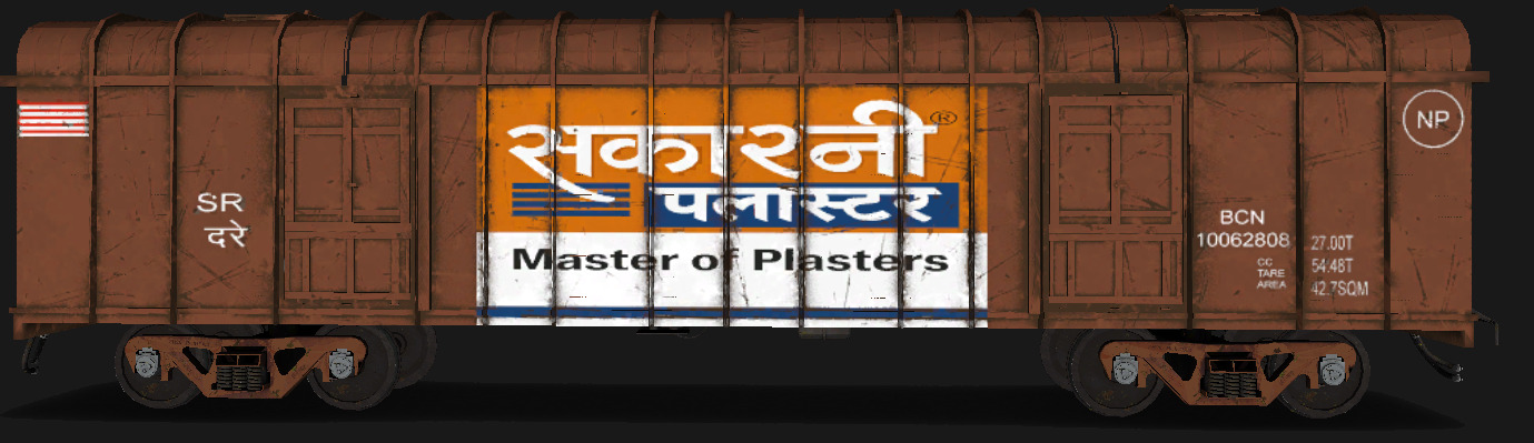 Blender Crafted BCNA Wagon  Realistic  Animated Simulator Ready 3D model_1