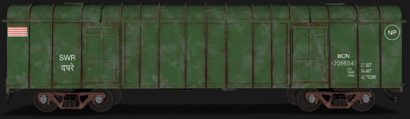 Blender Crafted BCNA Wagon  Realistic  Animated Simulator Ready 3D model_4