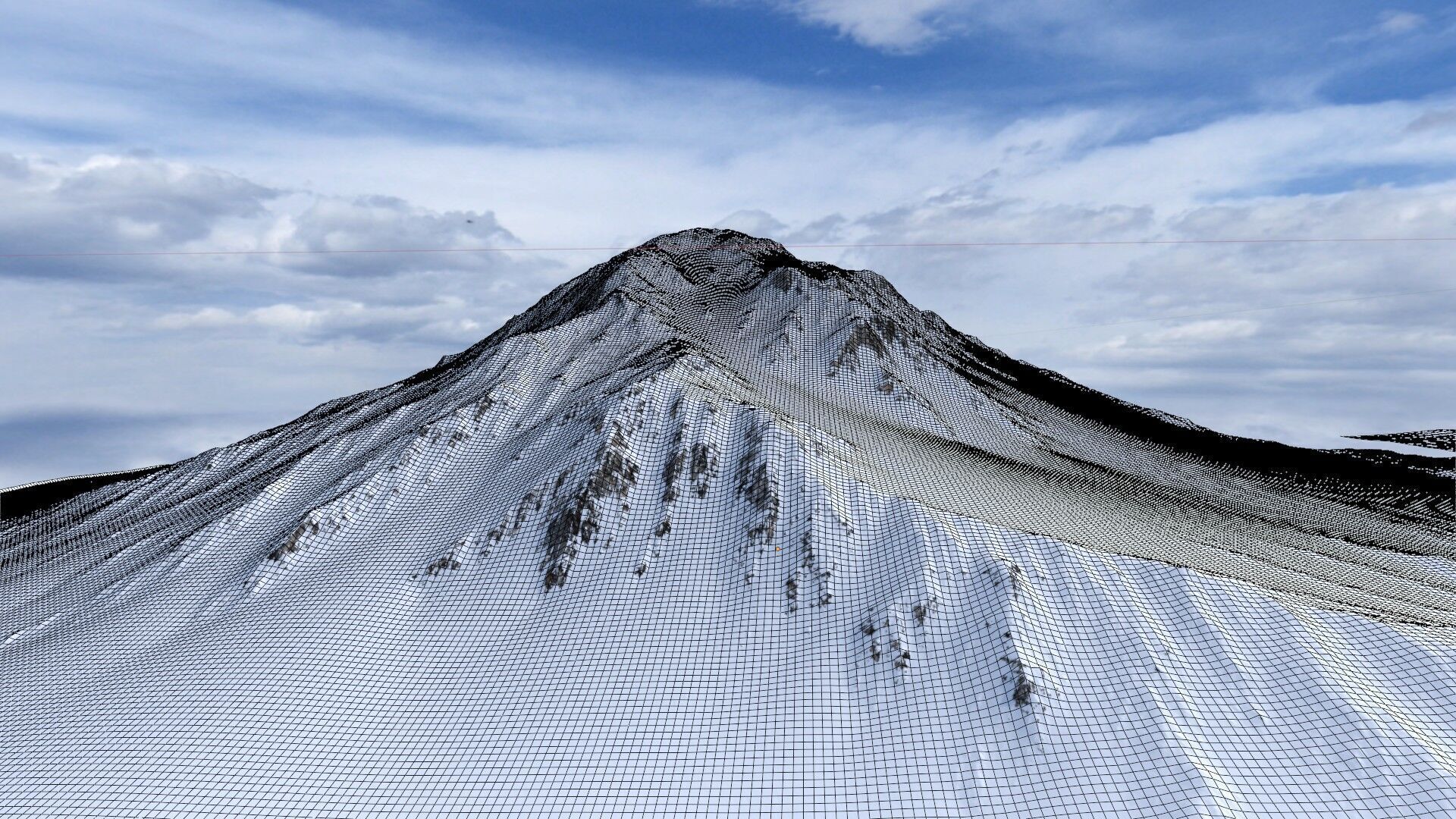 Snow Mountain 06 Low-poly 3D model_12