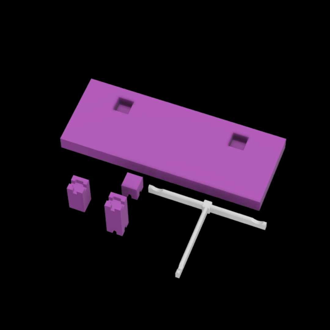 glasses stand glasses stand 3D print model_5