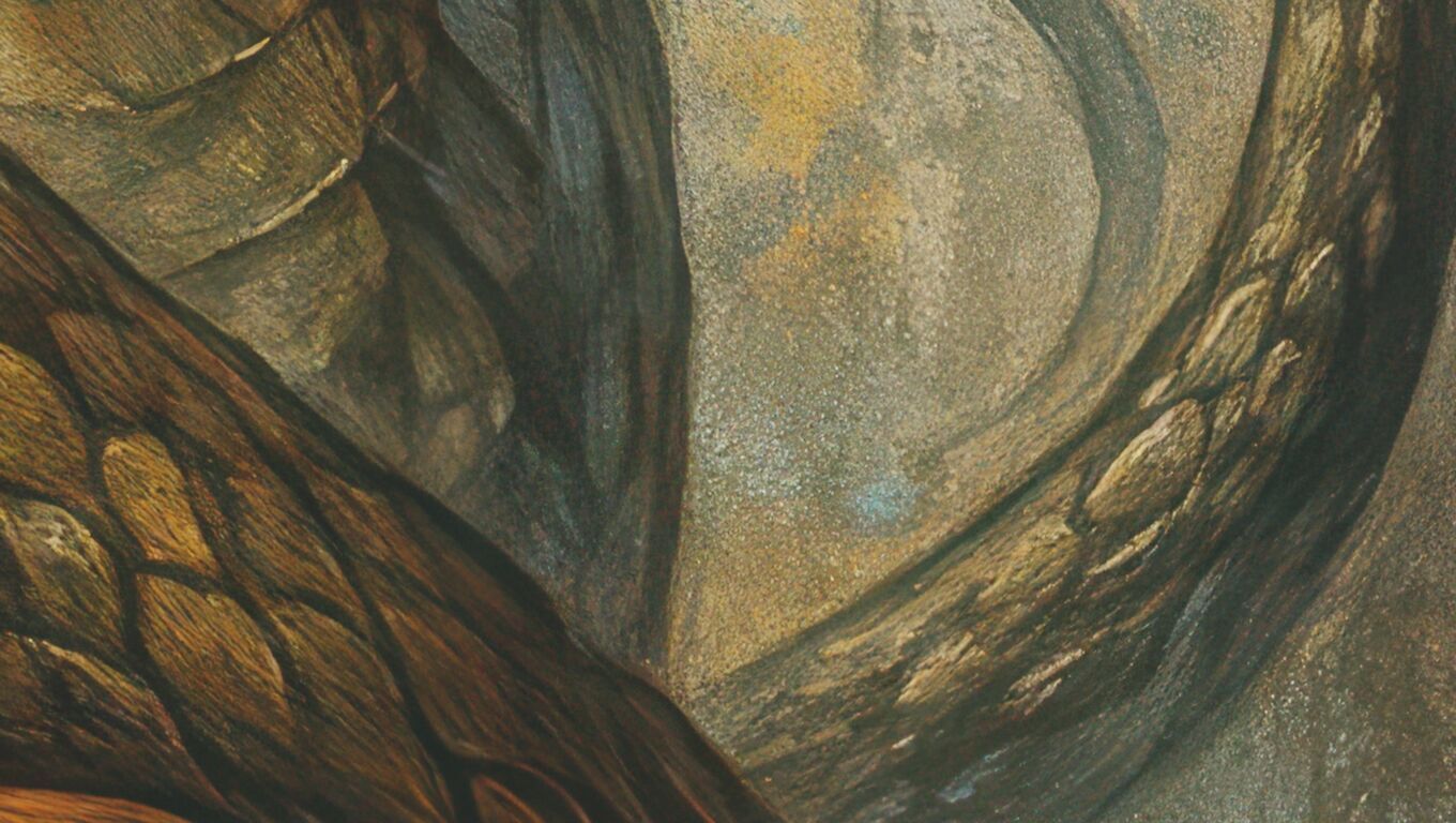 16K Base Color Texture Dog and Serpent Mural Ultra HD  Texture_18