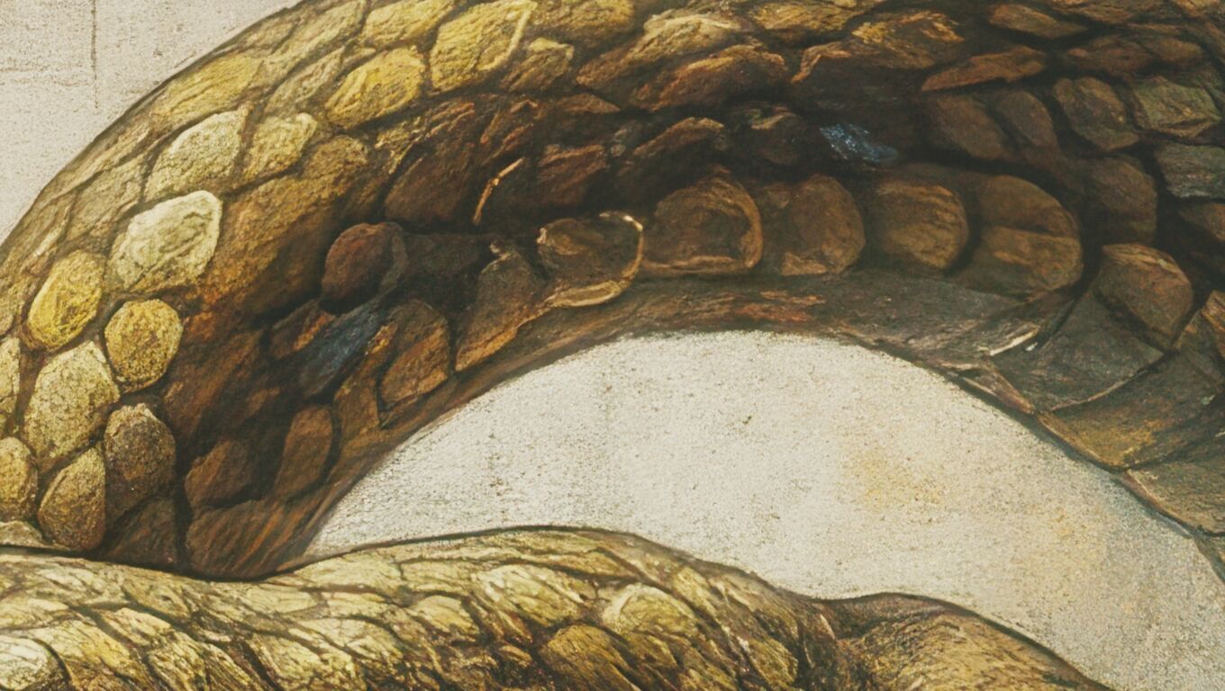 16K Base Color Texture Dog and Serpent Mural Ultra HD  Texture_3