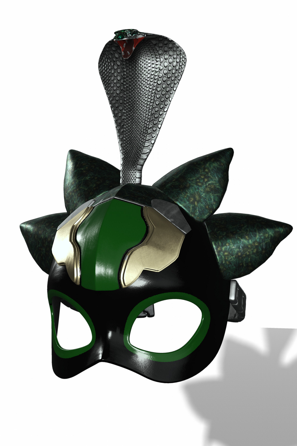 Venoma Ninja Game Ready Stylized Assassin Snake Inspired Sci Fi Low-poly 3D model_24