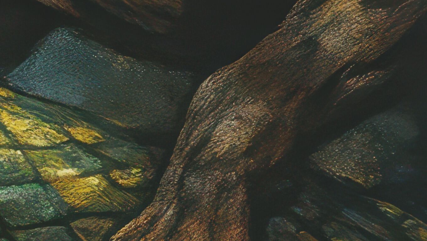 16K Base Color Texture Dog and Serpent Mural Ultra HD Texture_13