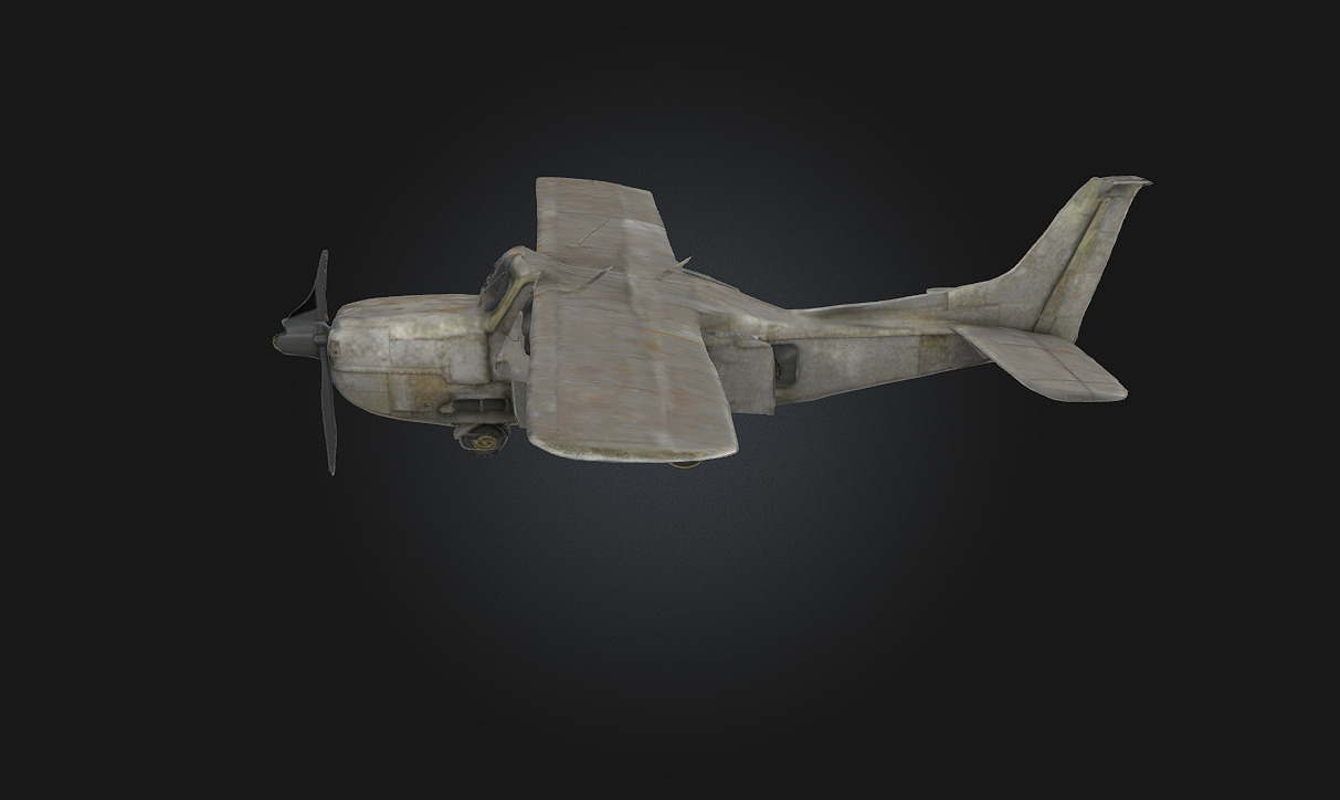 Rusty Skyhawk Forgotten Wings of a Bygone Era 3D model_5
