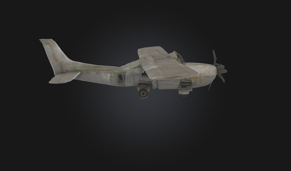 Rusty Skyhawk Forgotten Wings of a Bygone Era 3D model_6