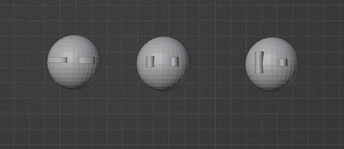 yt character model poses Low-poly 3D model