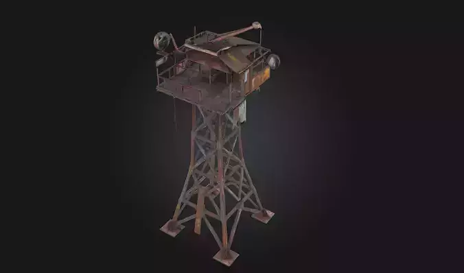 Rusty Watchtower  Sentinel of a Forgotten Era