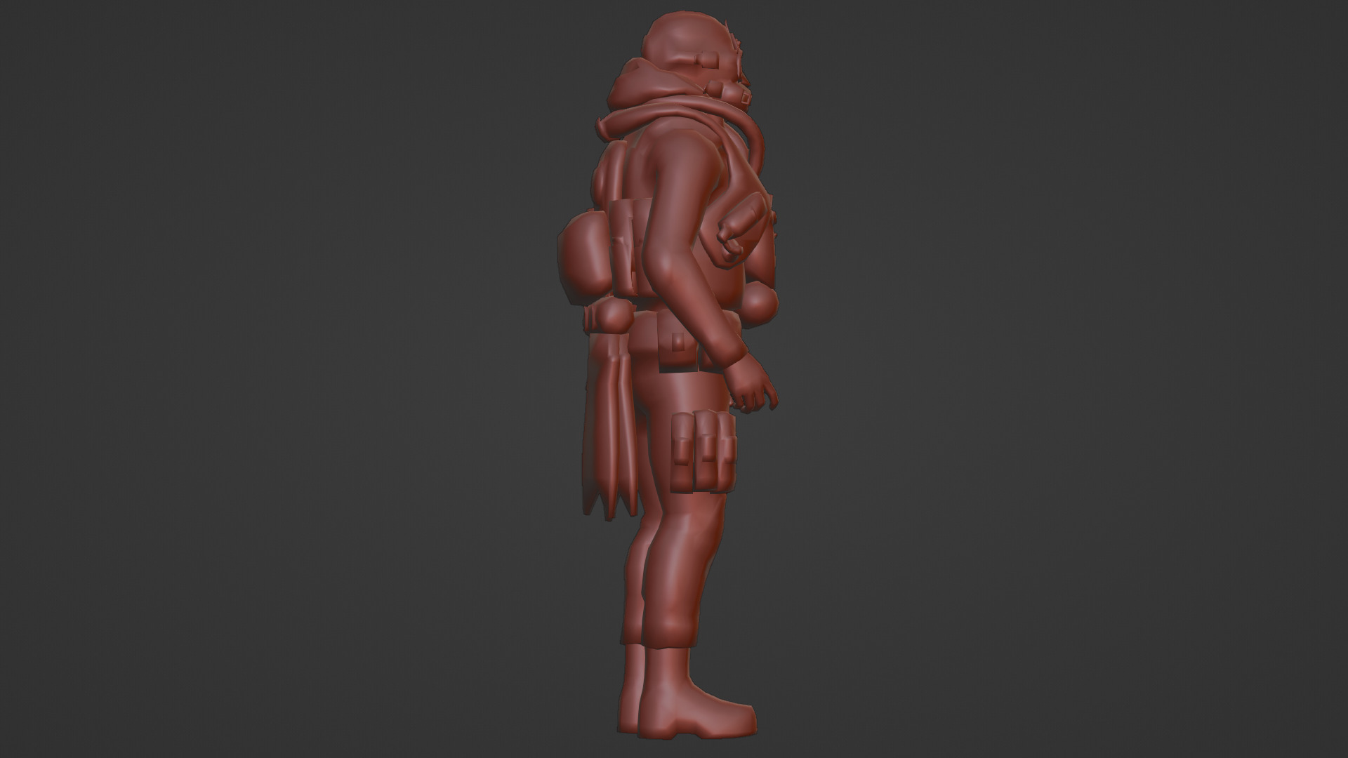 Advanced Fighter Pilot 3D Model Rigged Game Ready  Low-poly 3D model_18