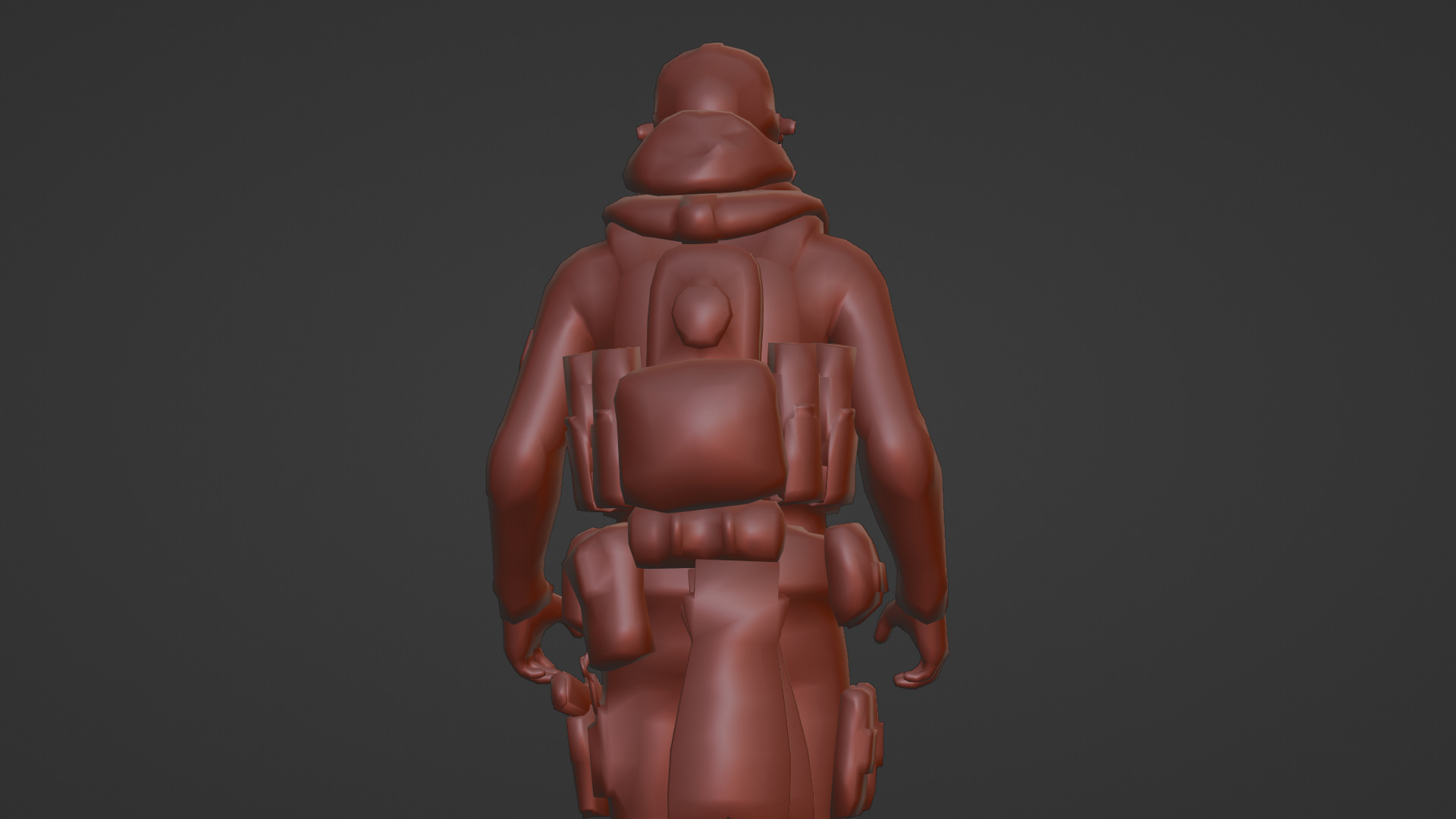 Advanced Fighter Pilot 3D Model Rigged Game Ready  Low-poly 3D model_23