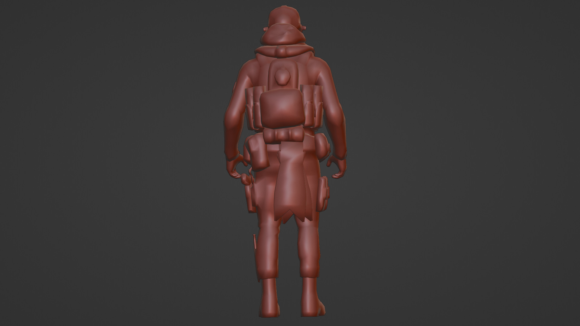 Advanced Fighter Pilot 3D Model Rigged Game Ready  Low-poly 3D model_17