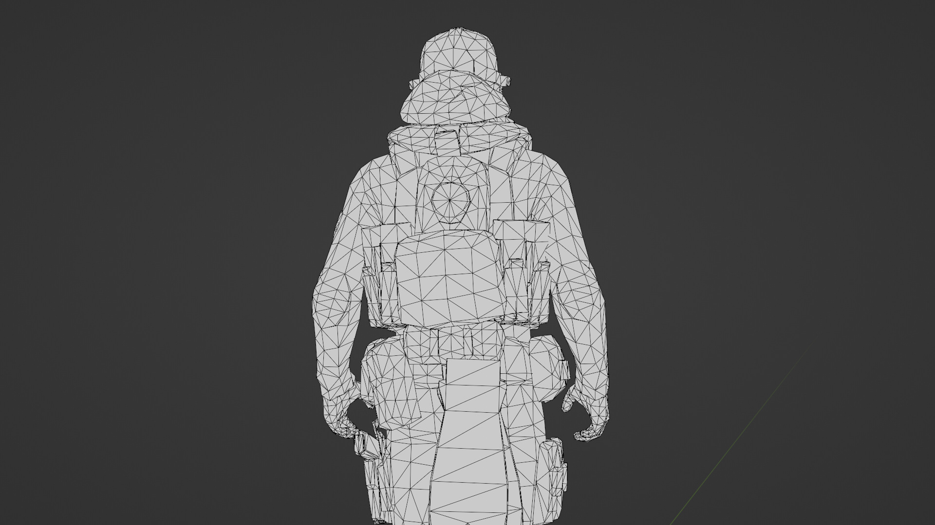 Advanced Fighter Pilot 3D Model Rigged Game Ready  Low-poly 3D model_35