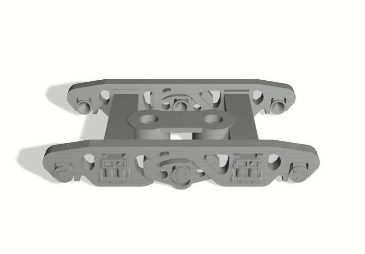 HO Ortner 68 DODX Heavy Duty Flatcar 3D print model_1