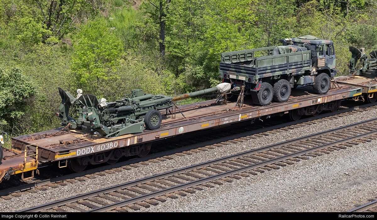 HO Ortner 68 DODX Heavy Duty Flatcar 3D print model_14