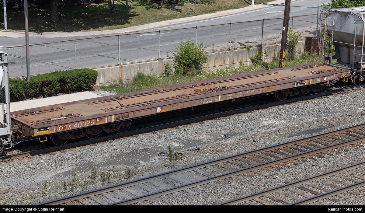 HO Ortner 68 DODX Heavy Duty Flatcar 3D print model_6