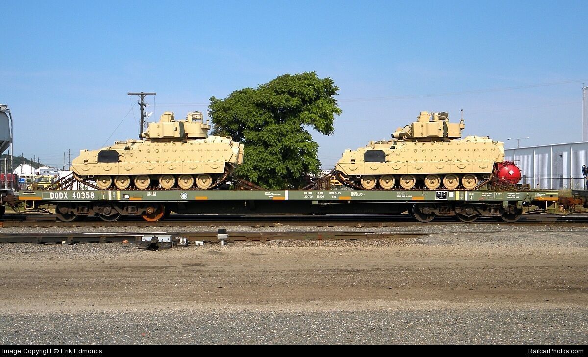 HO Ortner 68 DODX Heavy Duty Flatcar 3D print model_3