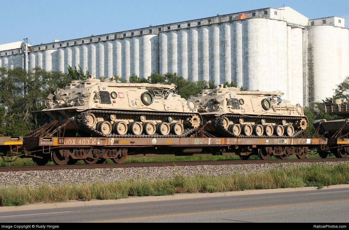 HO Ortner 68 DODX Heavy Duty Flatcar 3D print model_4