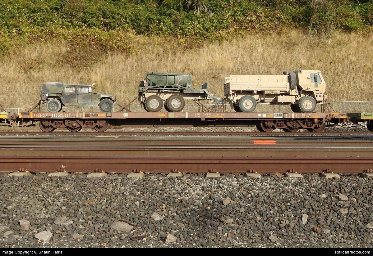 HO Ortner 68 DODX Heavy Duty Flatcar 3D print model_5