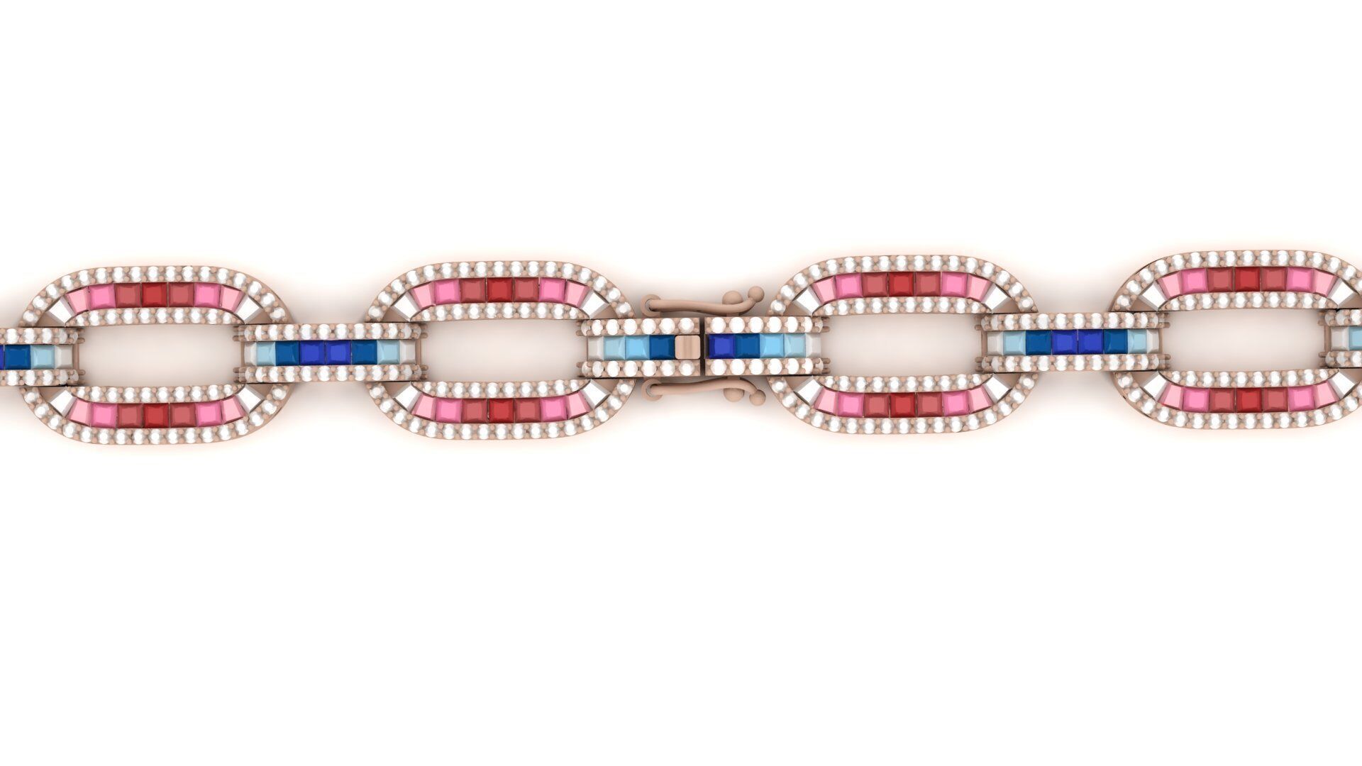 Bracelet 0021 3D print model_1