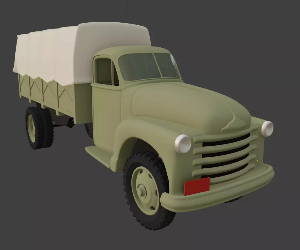 Chevy 6400 Truck Free 3D model