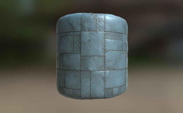 Armored Metal PBR Textures Texture_1