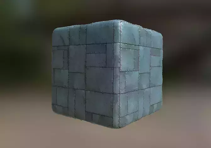 Armored Metal PBR Textures