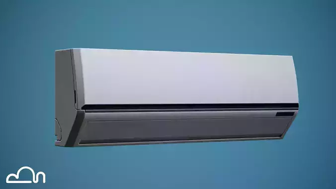 Air Conditioning Low-poly 3D model