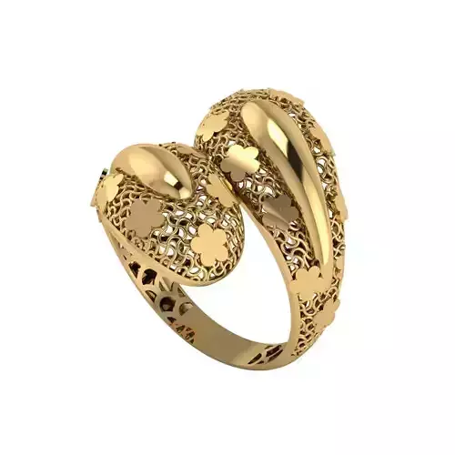 Lightweight Fusion Ring Ready for Casting TR01