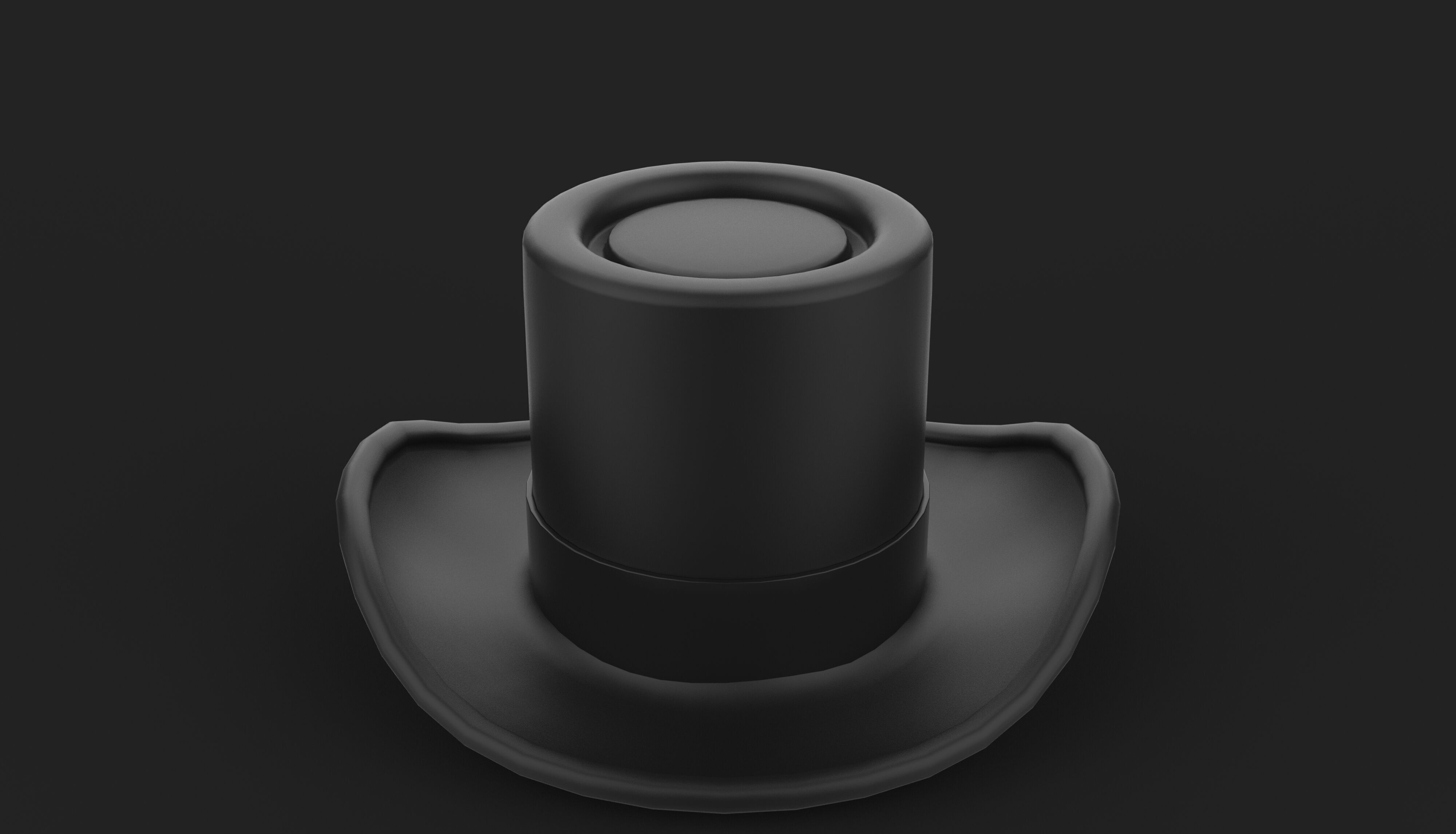 Top Hat 3D model_6