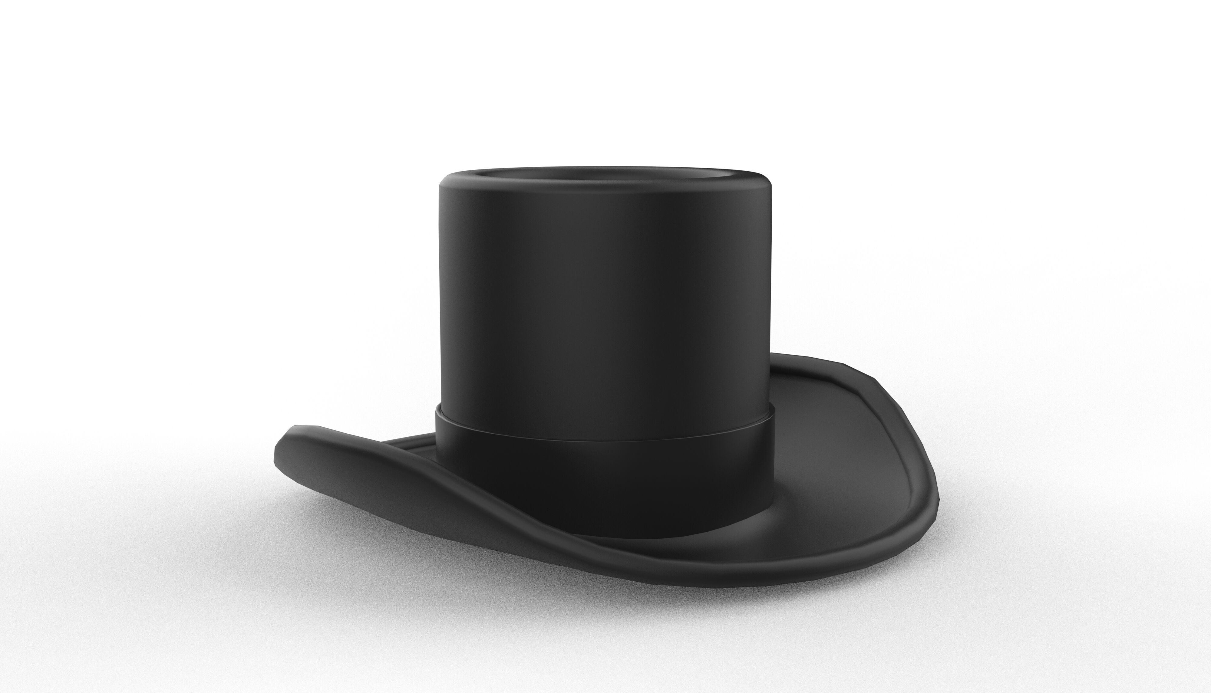 Top Hat 3D model_4