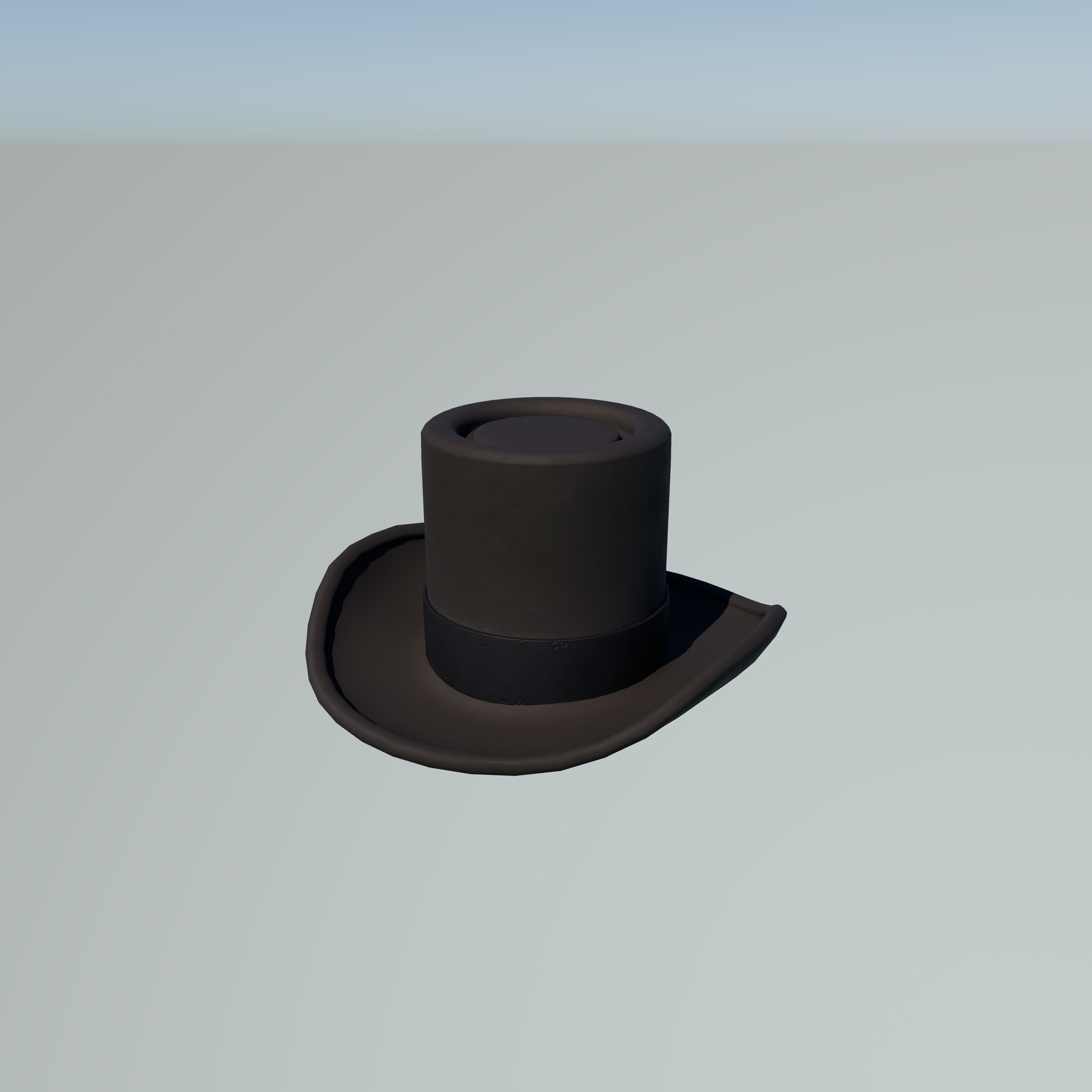 Top Hat 3D model_8