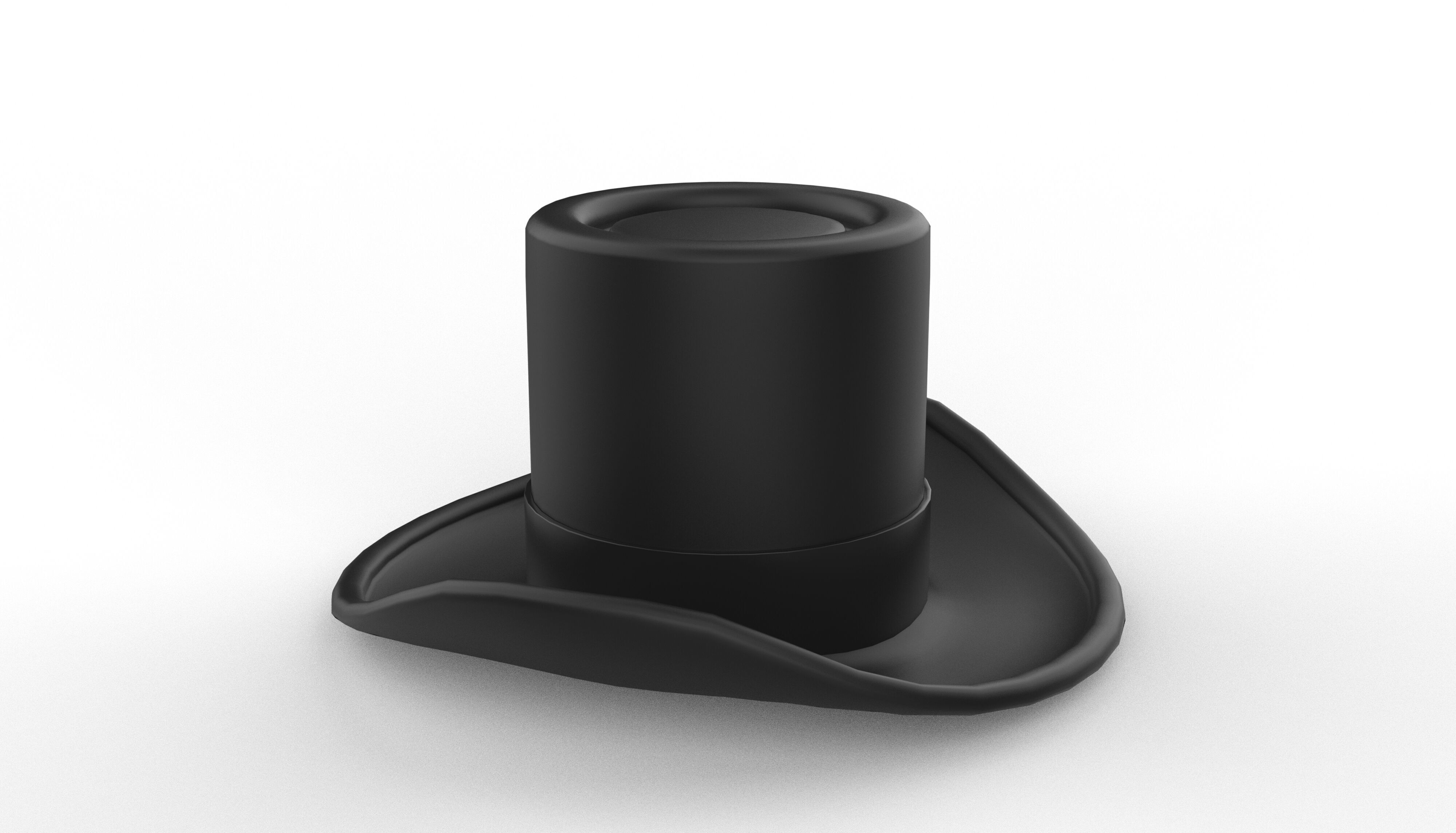Top Hat 3D model_3