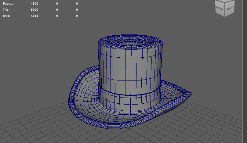 Top Hat 3D model_12