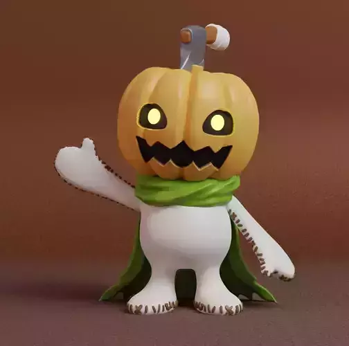 Digimon - Pumpkinmon 3D print model