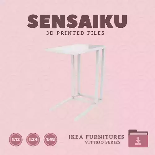 VITTSJO Laptop Stand for Mini Dollhouse - IKEA - 3D Print 3D print model
