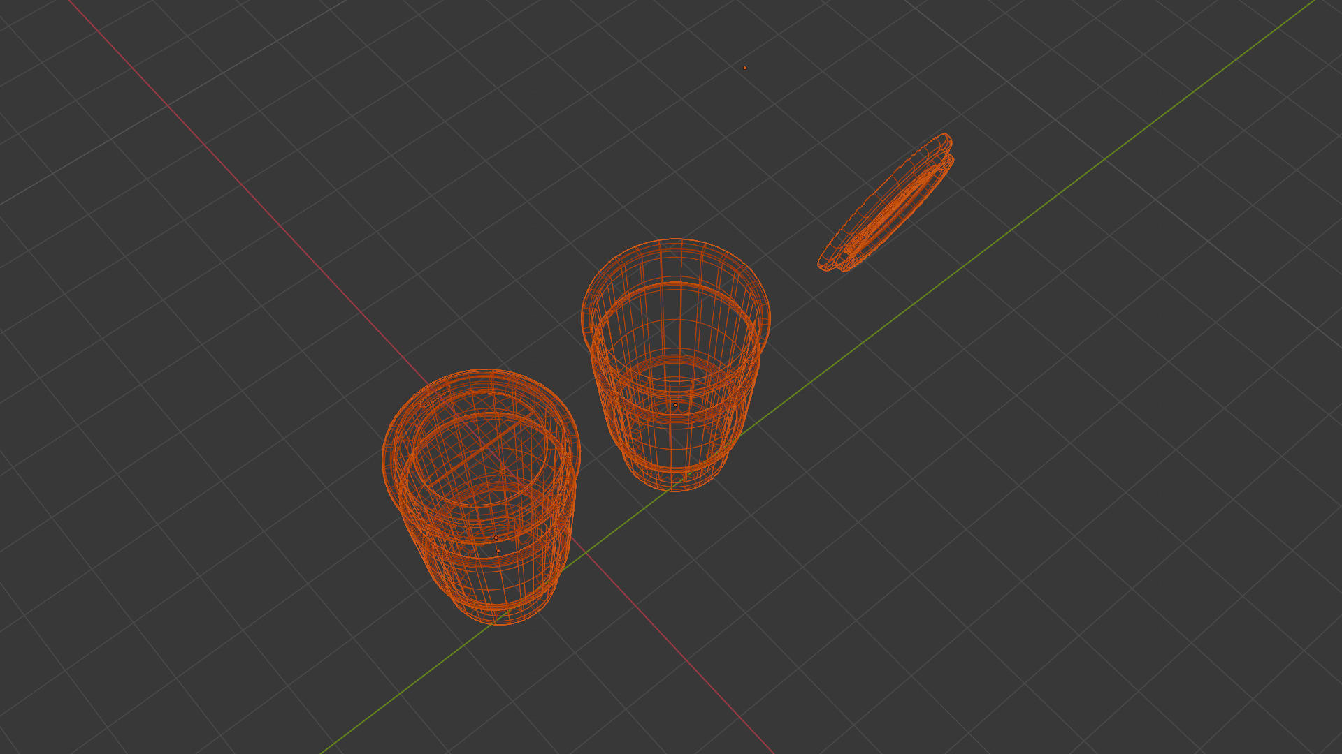 Low-Poly Coffee Cup with Lid - Reusable Eco Mug Low-poly 3D model_6