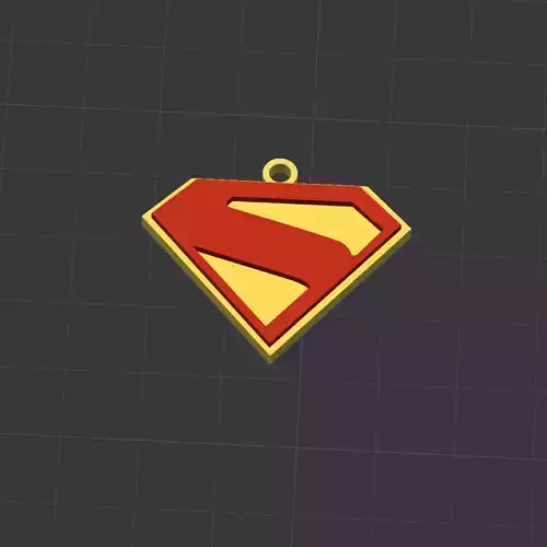 Superman 2025 FanArt Keychain