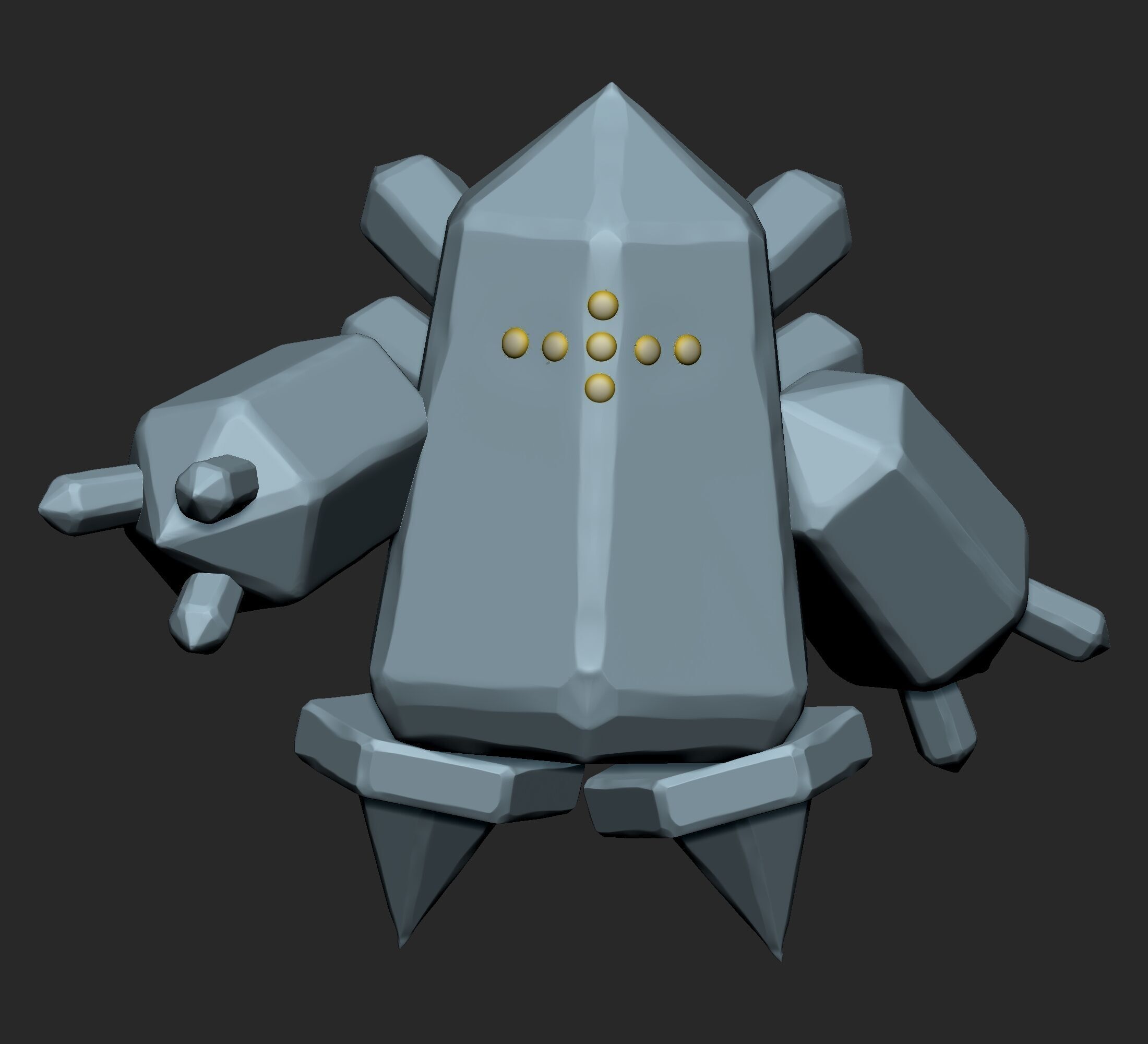 Pokemon - Regice 3D print model_1