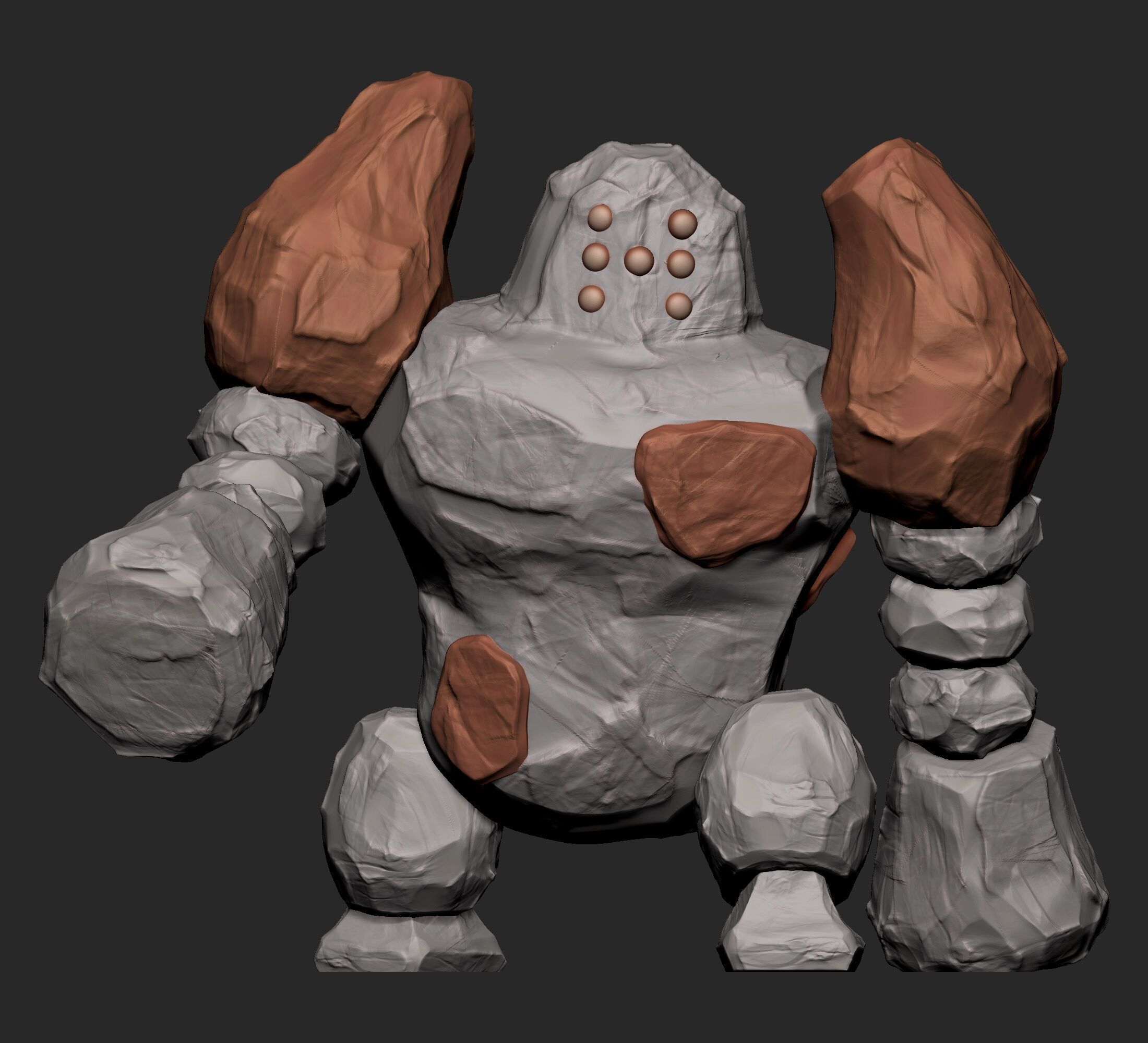 Pokemon - Regice Regirock and Registeel 3D print model_7