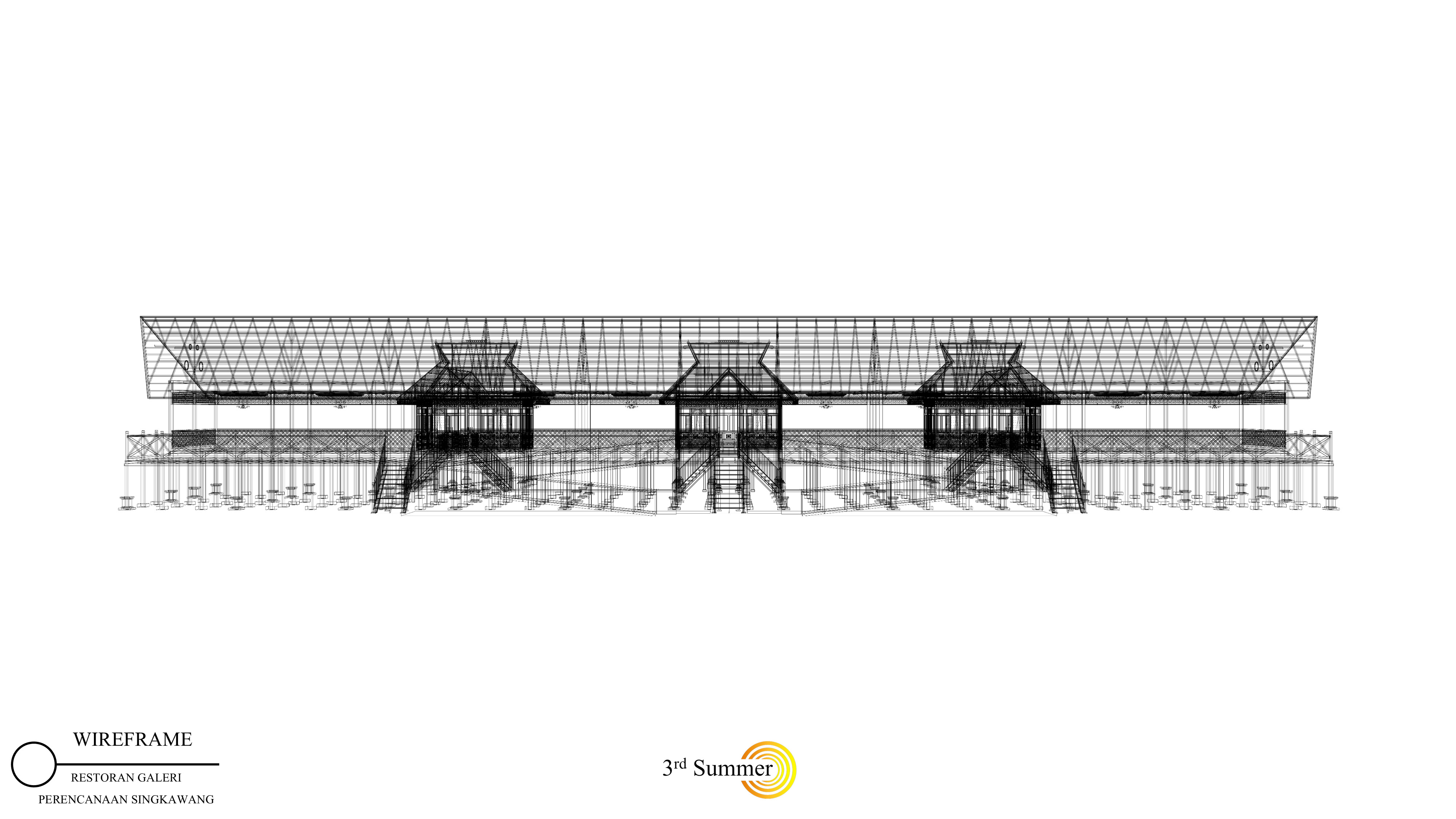 Restaurant Of The Singkawang Planning Gallery 3D model_14