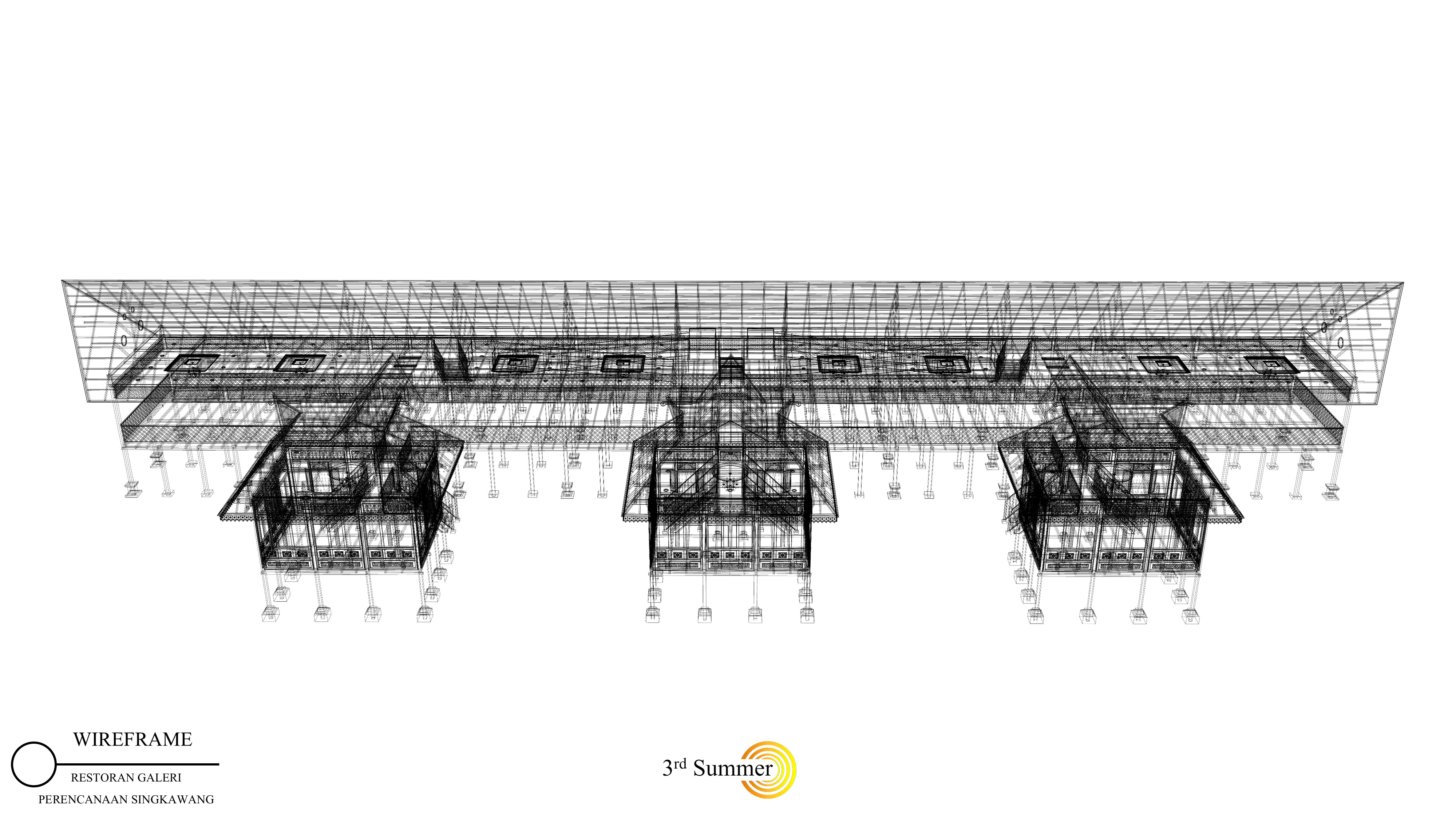 Restaurant Of The Singkawang Planning Gallery 3D model_16