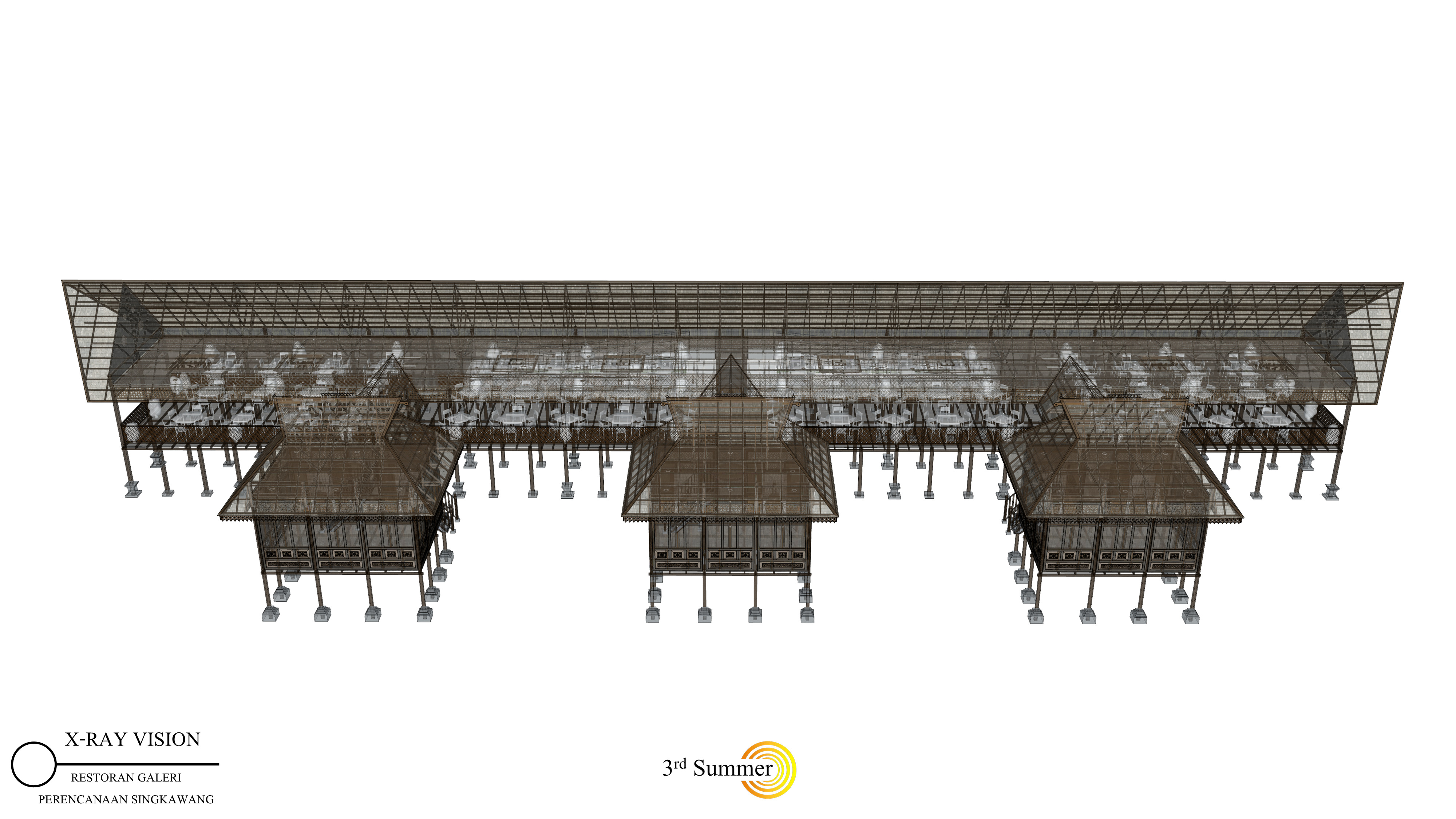 Restaurant Of The Singkawang Planning Gallery 3D model_13