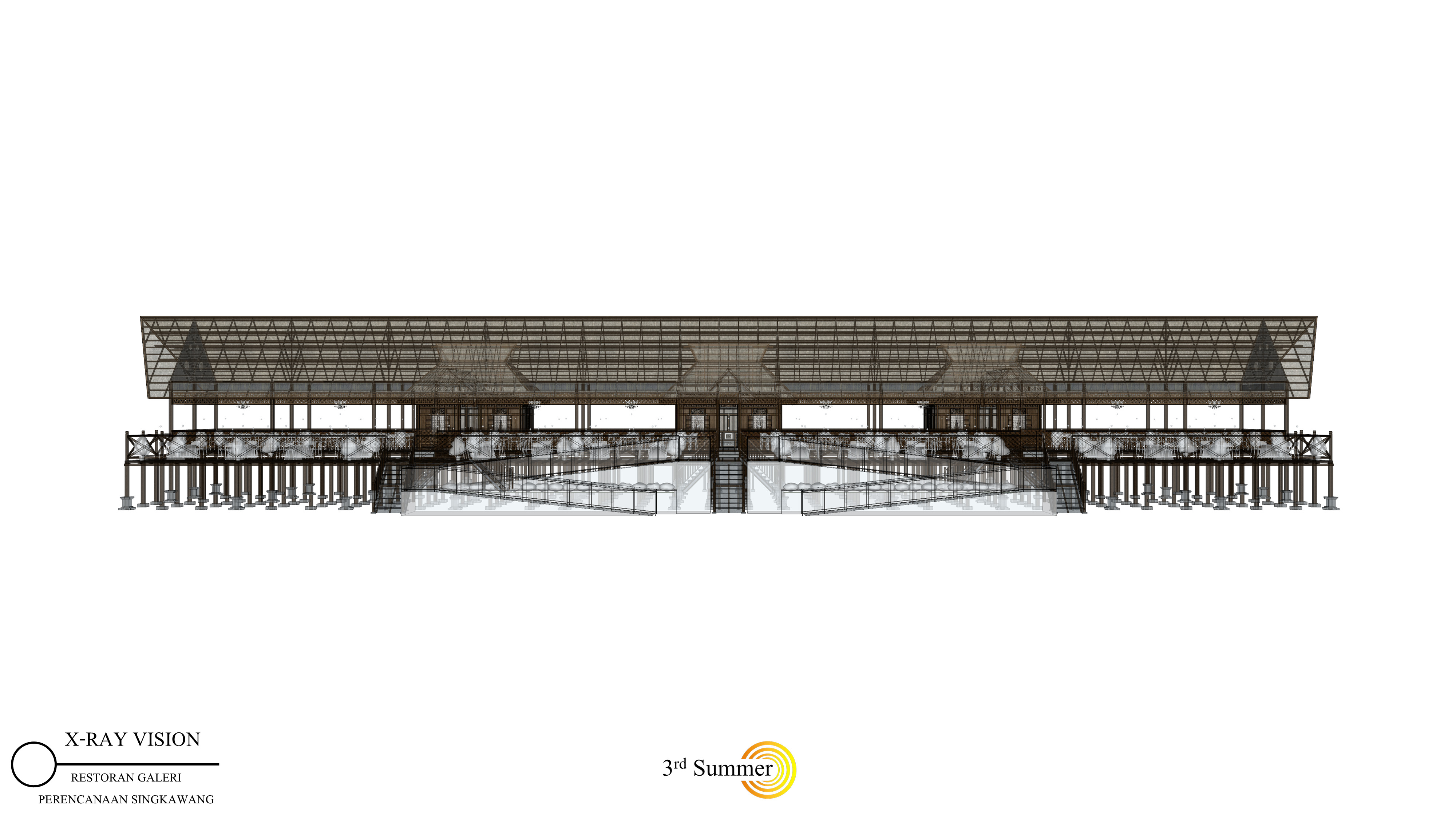 Restaurant Of The Singkawang Planning Gallery 3D model_11