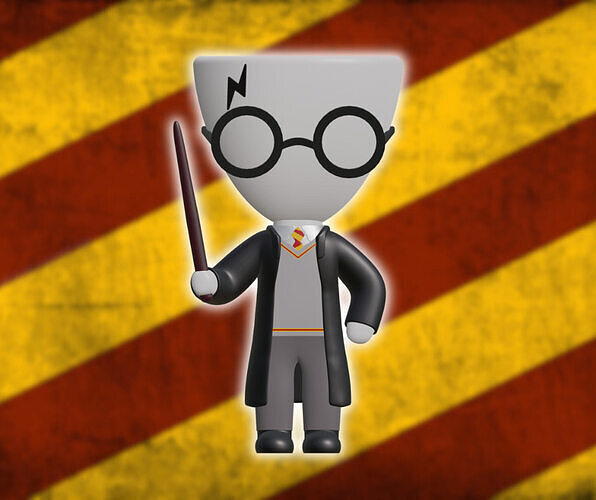 ROBERT PLANT HARRY POTTER 3D print model