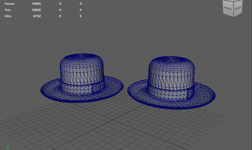 Bowler Hat 3D model_12