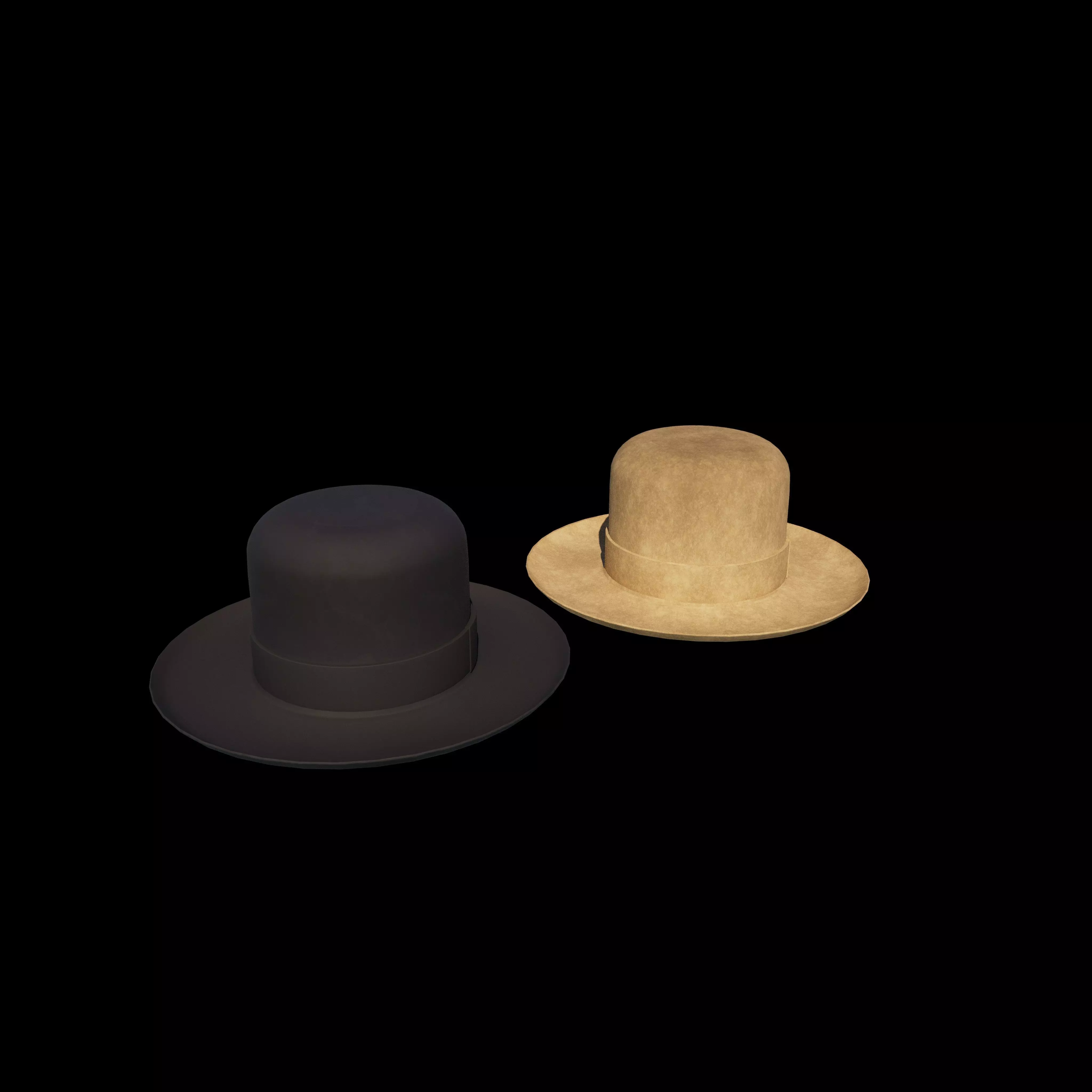 Bowler Hat 3D model_0
