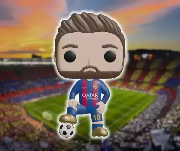 FUNKO MESSI BARCELONA 3D print model