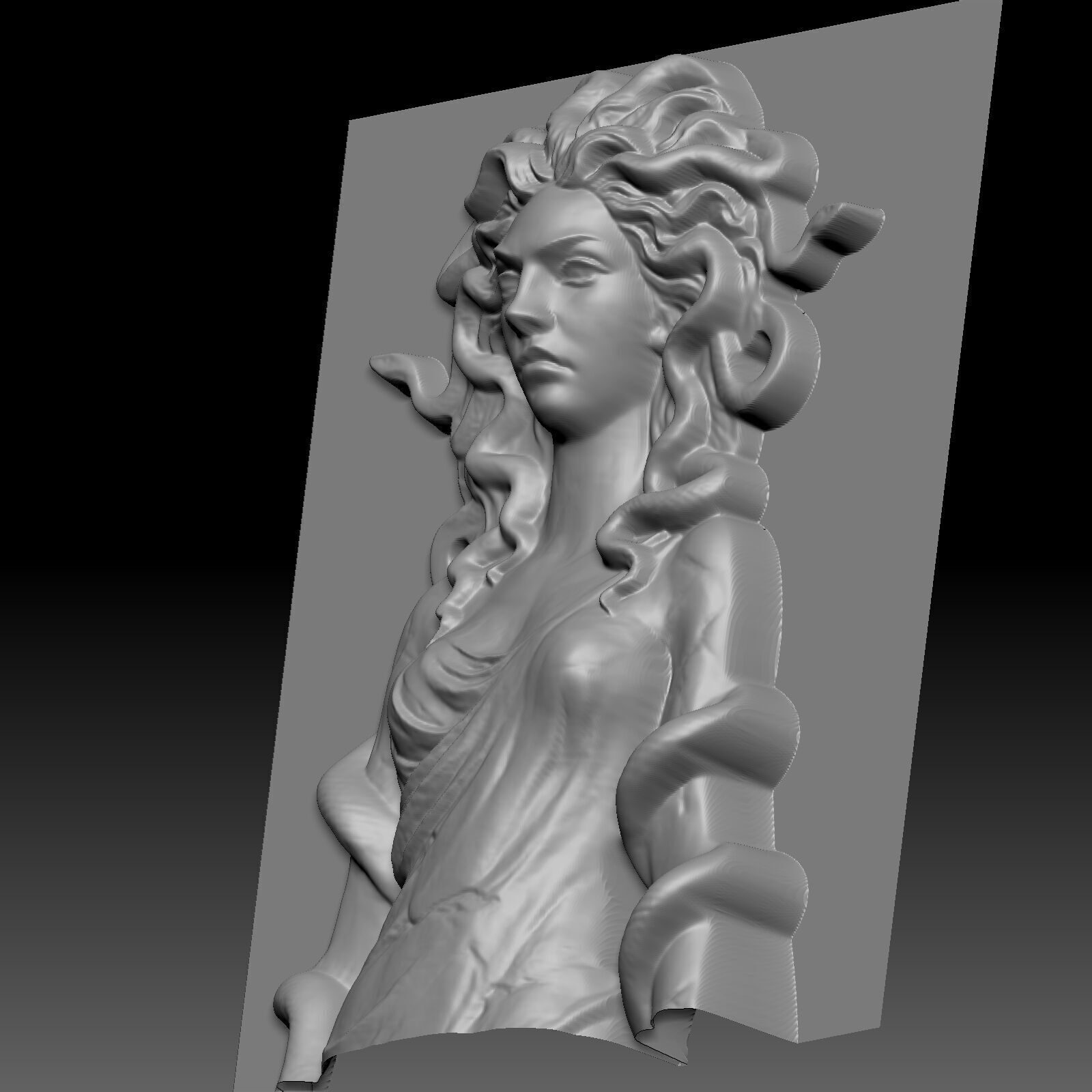 Medusa  3D print model_6