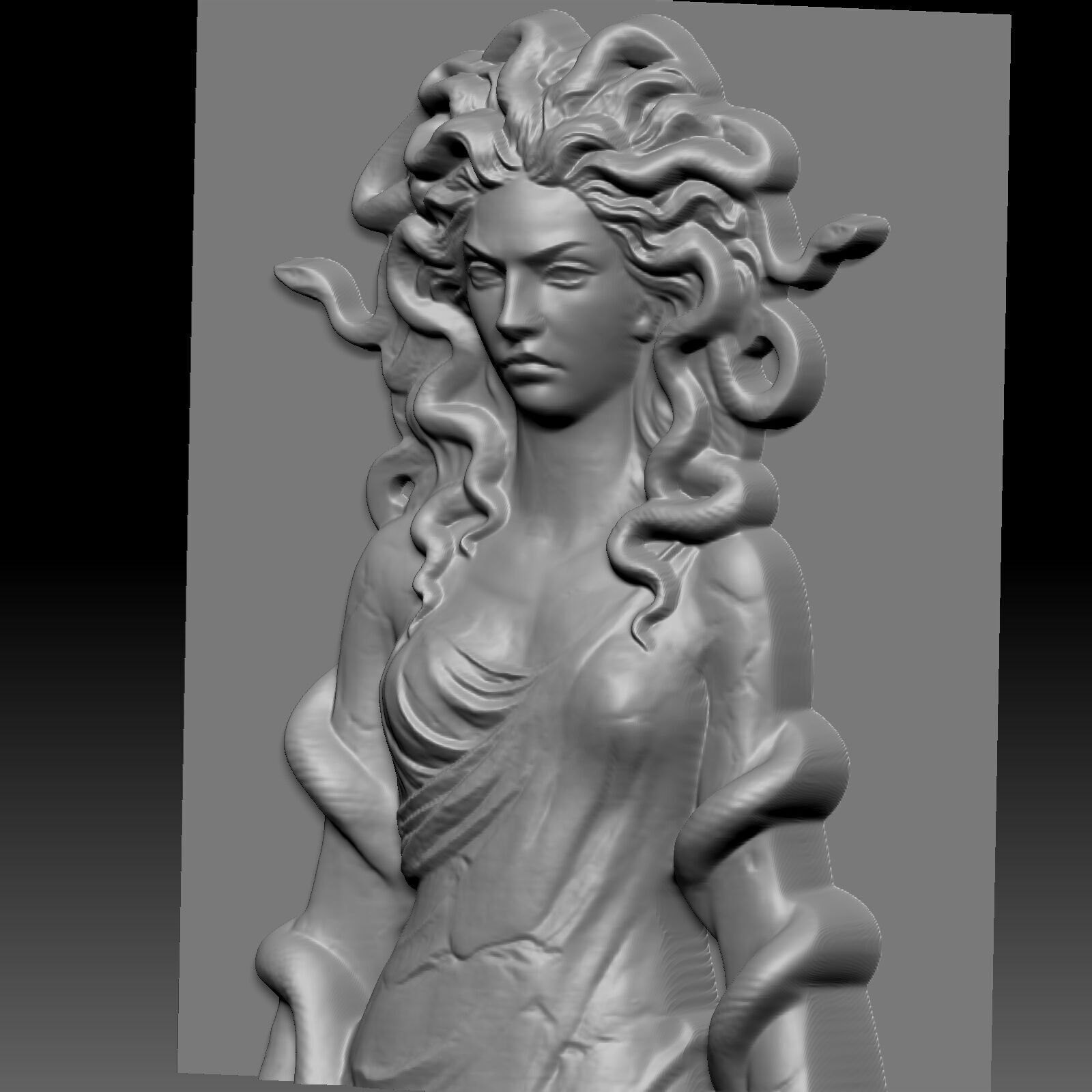 Medusa  3D print model_4