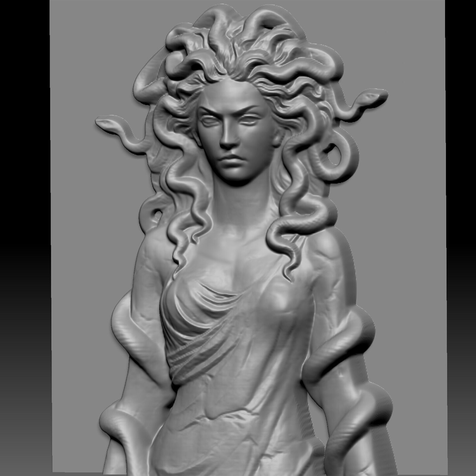 Medusa  3D print model_1